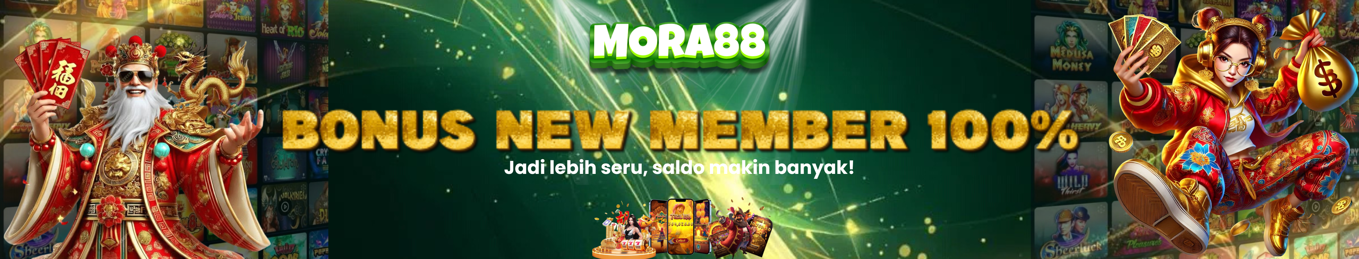 BONUS NEW MEMBER 100%